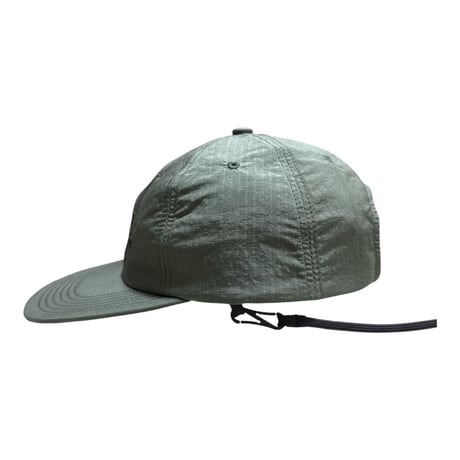 GARBAGE Soft Brim 6Panel Cap Chin Strap (OFFLINE) Army Green
