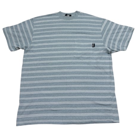 Stussy ボーダーポケットTee (黒タグ)
