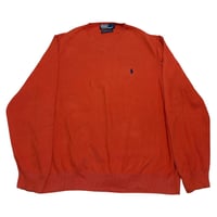 Polo Ralph Lauren V-Neck One Point Pony Cotton Knit 5