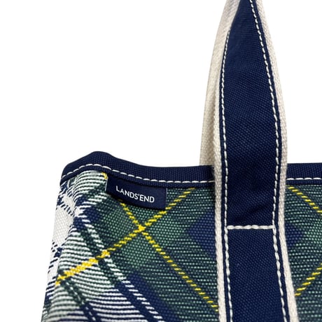 LANDS’ END CVS Tote Bag (チェック)