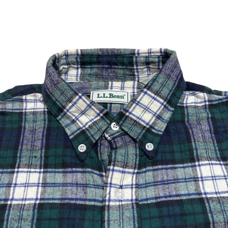 90’s L.L.Bean Cotton ネル L/Sシャツ 21