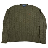 Polo Ralph Lauren One Point Pony Cotton ケーブル Knit 2