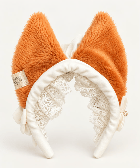 受注生産予約枠『ナナイロテントウ』ロイヤル・ヴィクトリアンメイド PEKO体専用Ver.＋ラペオニア限定 狐耳カチューシャ  **お届け目安:4か月後以降