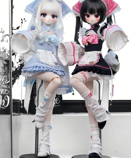 【新作予約・受注生産】Atelier Ririen アトリエ リリエン チャイナメイド 中華萌侍 1/4スケールMJDドール 衣装 PEKO体/MDD対応 ※2027年7月以降発送予定