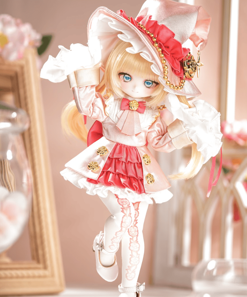 脚先の詩】 シルクハイヒール ピンクPink 1/6スケール対応 *TinyFox 花