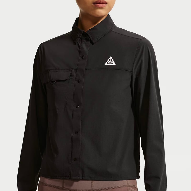 ACG ウィメンズ ボタンアップ ロングスリーブ トレイルランニング