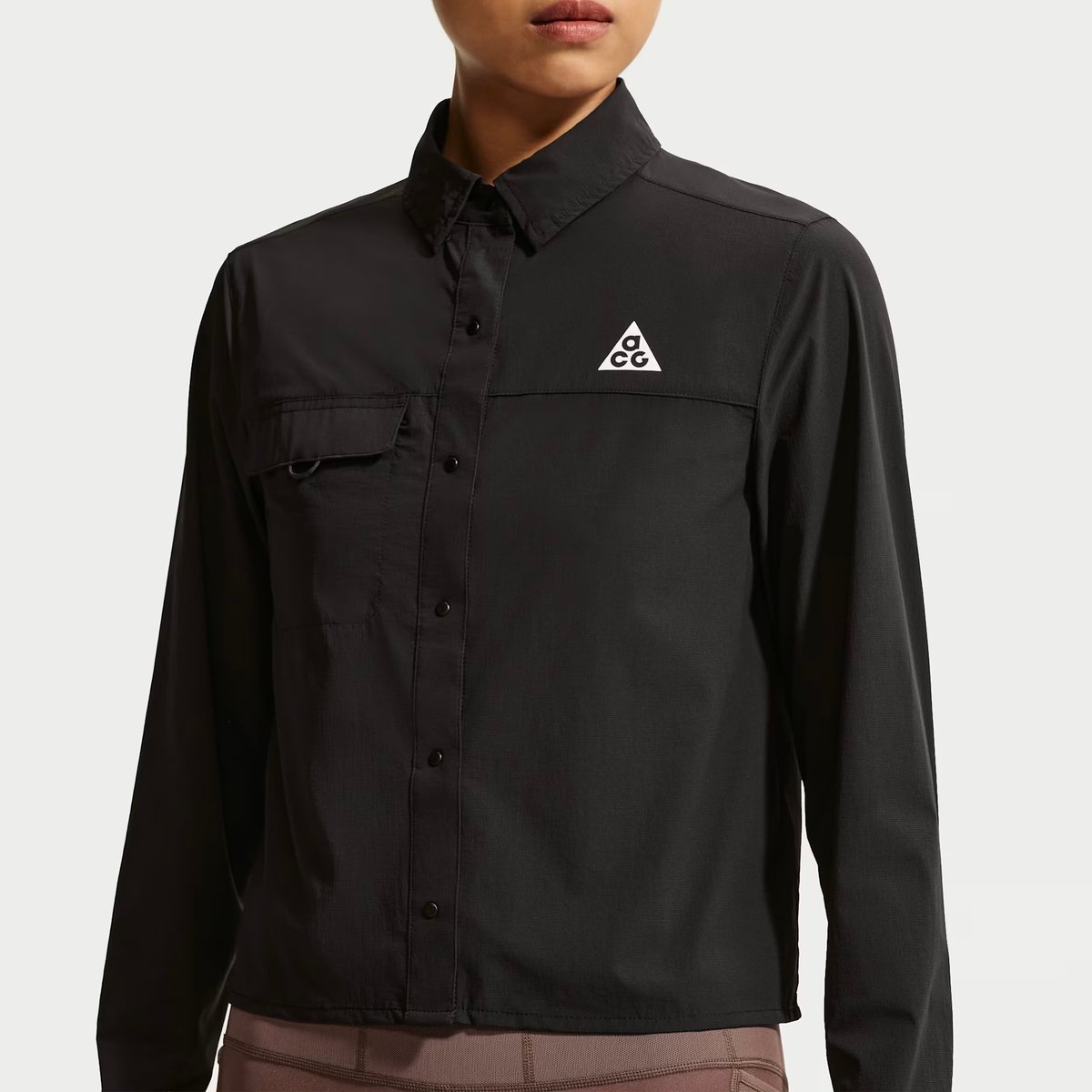ACG ウィメンズ ボタンアップ ロングスリーブ トレイルランニング