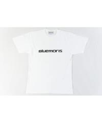 BLUEMORIS 半袖コットンTシャツ WT/BK