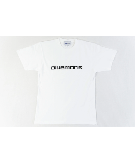 BLUEMORIS 半袖コットンTシャツ WT/BK