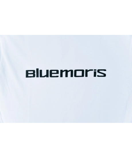 BLUEMORIS 半袖コットンTシャツ WT/BK