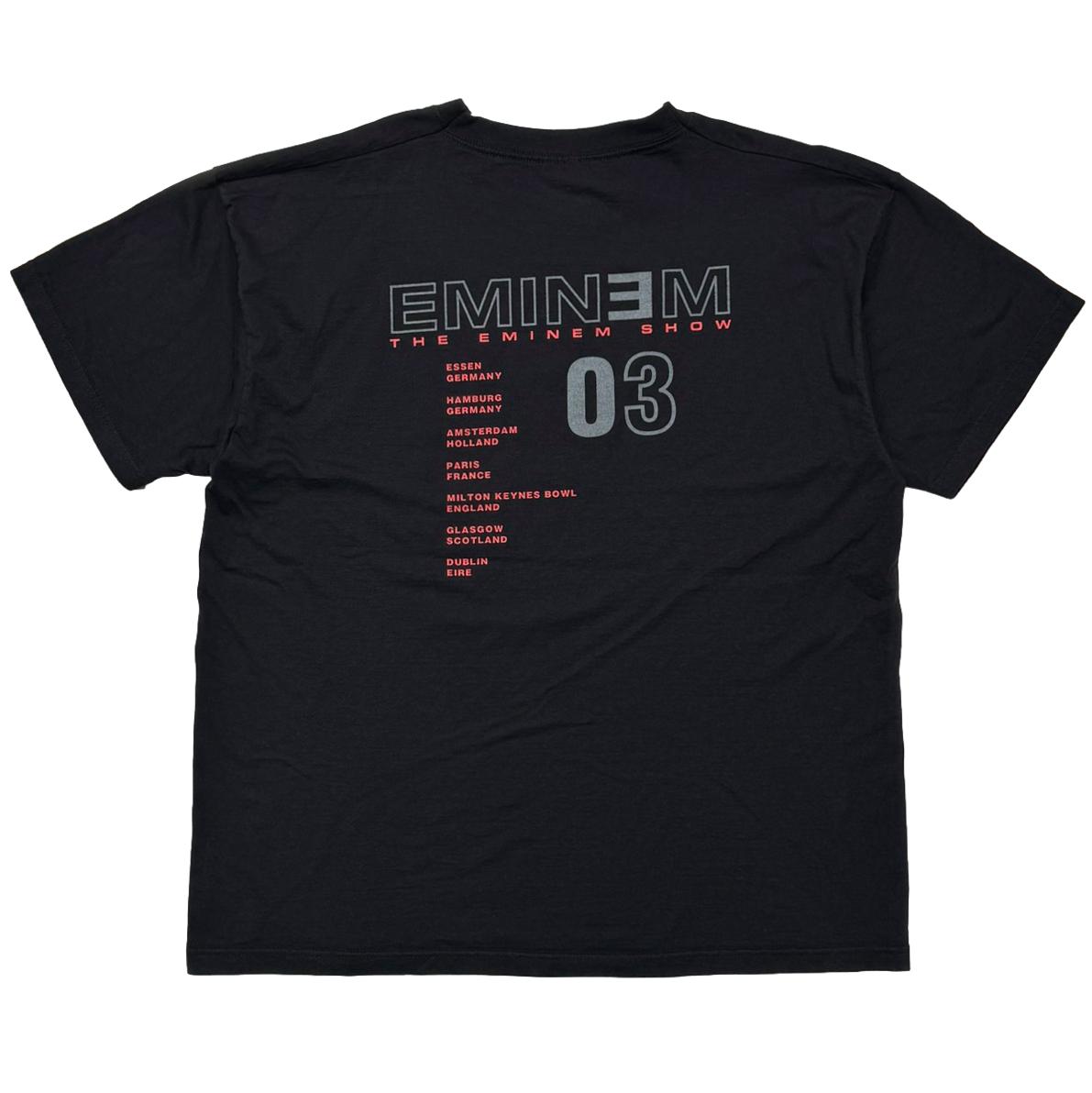 EMINEM THE EMINEM SHOW RED STRIPE TEXT & MONOCH