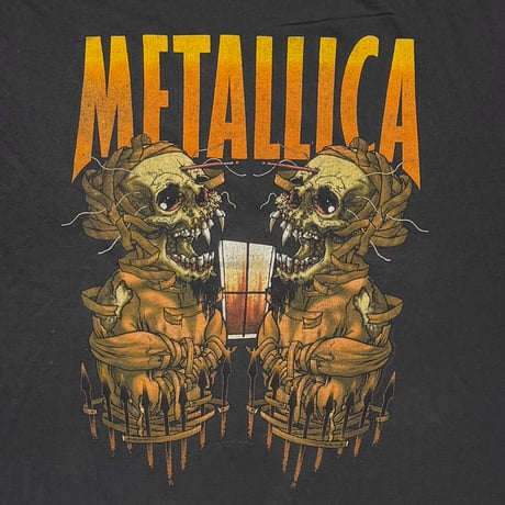 METALLICA PUSHEAD TWIN SKULLS TOUR 2000 BG XL 7519