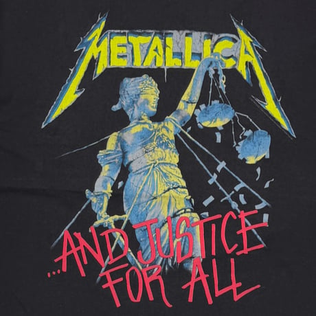 METALLICA AND JUSTICE FOR ALL... HANES LARGE 8501