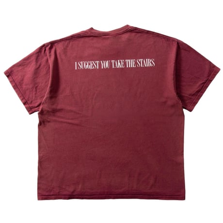 DISNEY VINTAGE THE TWILIGHT ZONE TOWER OF TERROR BURGUNDY FITS XL 1582