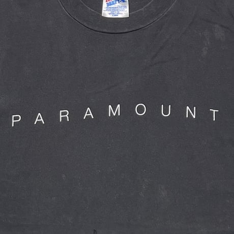 PARAMOUNT COMPANY PROMO TEXT HANES XL BLACK 0499
