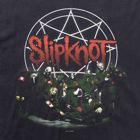 Slipknot 2001 MEMBER BACK RED MAGIC CIRCLE ALSTYLE LARGE 7522