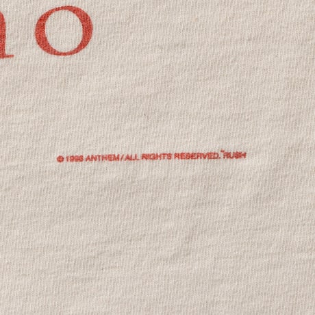 RUSH TEST FOR ECHO 1996-97 TOUR BEIGE HANES XL 0492