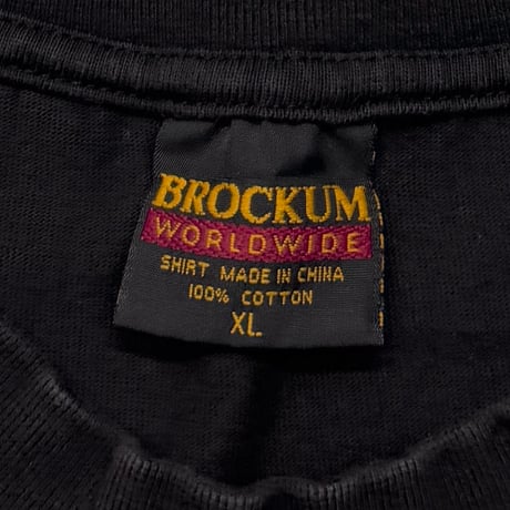 THE ROLLING STONES BACK SPIKE TONGUE VOODOO CREW BLACK BROCKUM XL 2096