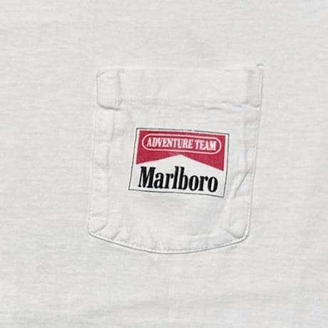 Marlboro LIZARD MAP POCKET TEE WHITE OSFA FITS XL 1592