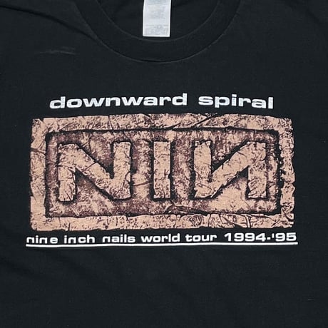 NINE INCH NAILS THE DOWNWARD SPIRAL WORLD TOUR 1994-95 FRUIT OF THE LOOM XL 2022