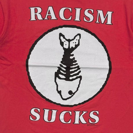 FISHBONE RACISM SUCKS RED BROCKUM LARGE 3894
