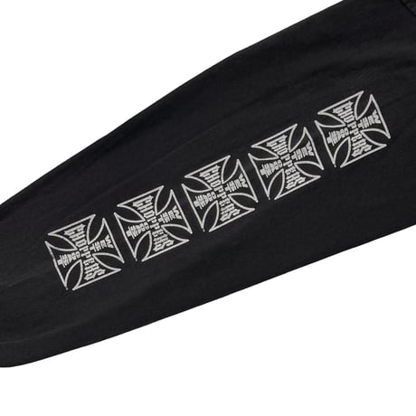 WEST COAST CHOPPERS IRON CROSS LONG BEACH LA LS BLACK XXXL 1173