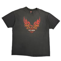 HARLEY DAVIDSON 	Y2K FLAME EAGLE EMBLEM BACK ROSSITER'S XL 5024