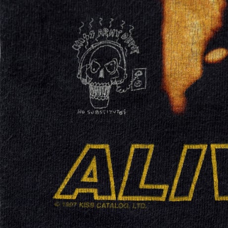 KISS THE HOTTEST BAND IN THE WORLD ALIVE / WORLDWIDE '96'97 MURINA LARGE 0260