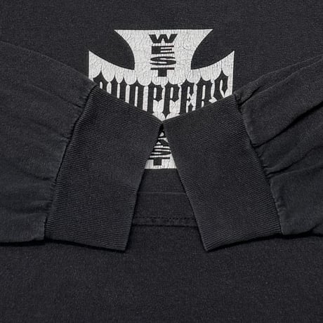 WEST COAST CHOPPERS IRON CROSS LONG BEACH LA LS BLACK FITS LARGE 3384