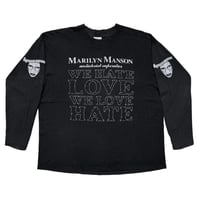 MARILYN MANSON FRONT WE HATE LOVE BACK POLICE LS BOOTLEG SCREEN STARS XL 1014
