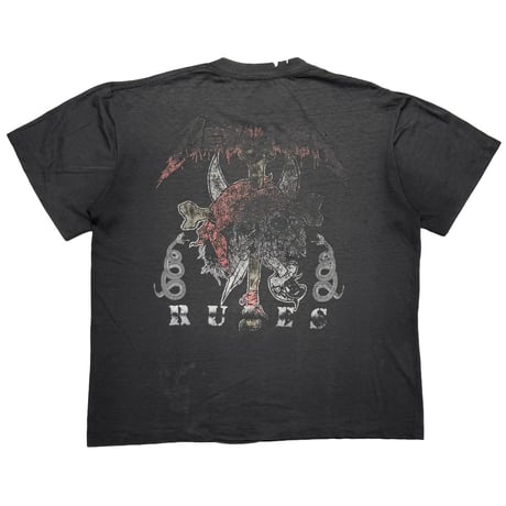 METALLICA RULES WORLD TOUR 1991 BOOTLEG FITS XL 9006
