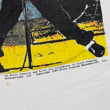 ELVIS PRESLEY ROCK'N ROLL FOTL XL WHITE 0688
