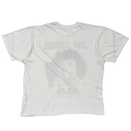 JIMI HENDRIX 1942-1970 MEMORIAL PORTRAIT WHITE FITS XL 2464