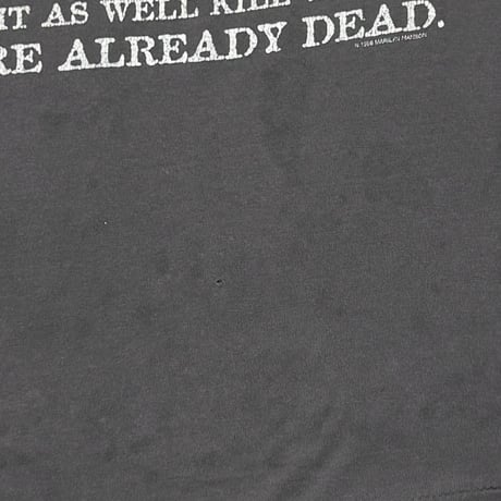 MARILYN MANSON 1996 SUICIDE YOU MIGHT AS WELL KILL YOURSELF YOU'RE ALREADY DEAD WINTERLAND XL 1126