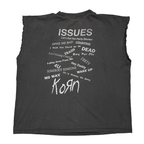 KORN ISSUES SLEEVELES EURO XL 8922