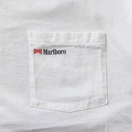 Marlboro MAN BACK SILHUETTE WHITE FRUIT OF THE LOOOM XL 3291