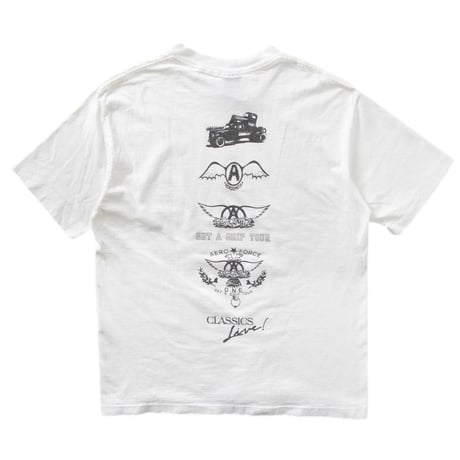 AEROSMITH MAKIN HEART FLAMING WING WHITE GIANT BY TEEJAYS LARGE 1644