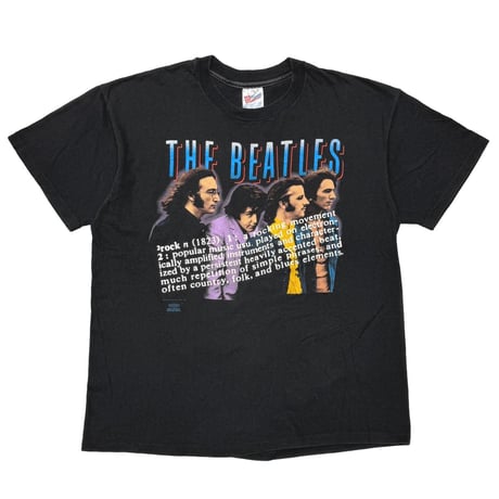 THE BEATLES DOUBLE SIDE MEMBER PRINT HANES XL 1685