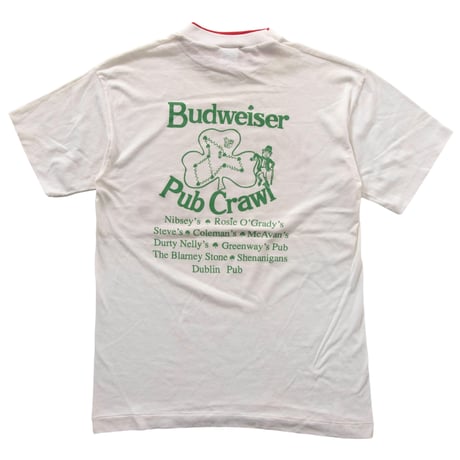 Budweiser NOTHING BEATS A Bud 1992 WHITE LARGE 3491