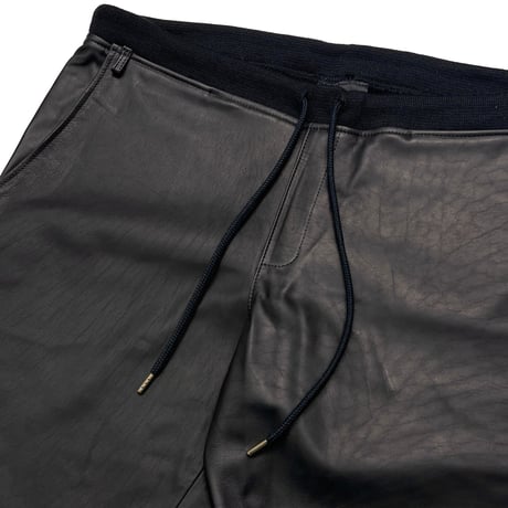 greatLAnd ORIGINAL AXL LEATHER SHORTS BLACK