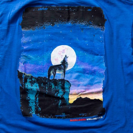 Marlboro COYOTE POCKET TEE BLUE OSFA FITS XL 1970