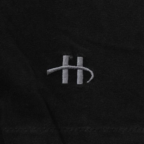 OLD&VINTAGE HANES PROMO LOGO BLACK LARGE 2445