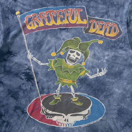 GRATEFUL DEAD SKULL CLOWN DOUBLE SIDE TIE DYE FITS XXL 1653