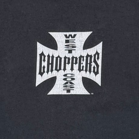WEST COAST CHOPPERS IRON CROSS LONG BEACH LA LS BLACK FITS LARGE 3384