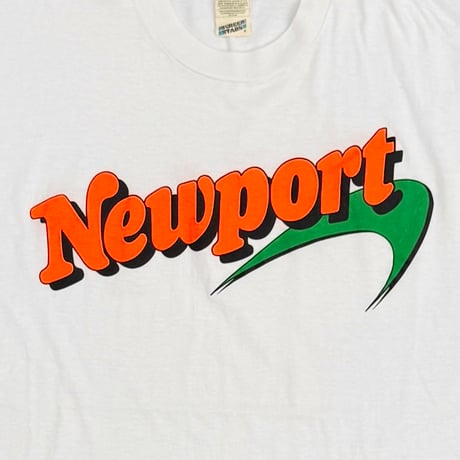 Newport ORANGE TEXT SCREEN STARS XL 8043