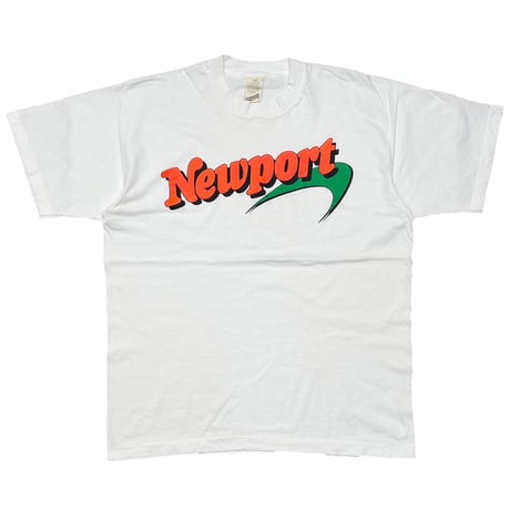 Newport ORANGE TEXT GREEN LINE SCREEN STARS LARGE 1329