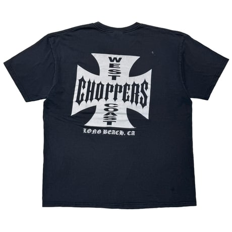 WEST COAST CHOPPERS IRON CROSS LONG BEACH LA SS BLACK XXL 2571
