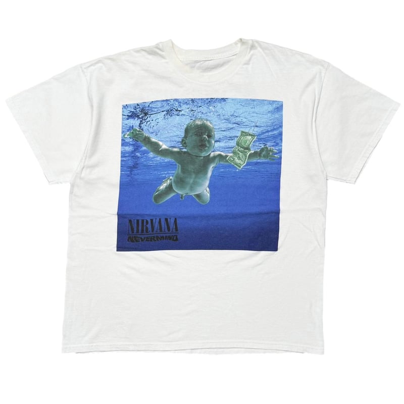 NIRVANA Y2K NEVERMIND 2002 WHITE FITS XL 8470 |