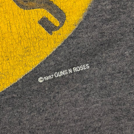 GUNS N' ROSES WAS HERE PISTOL EMBLEM 1987 LARGE 1727