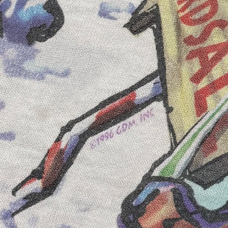 GRATEFUL DEAD 1996 SKIING OVP TIEDYE LIQUID BLUE XL 0935
